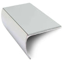 57 x 40mm Aluminium Non-Slip Stair Nosing Bullnose Edge with PVC Insert