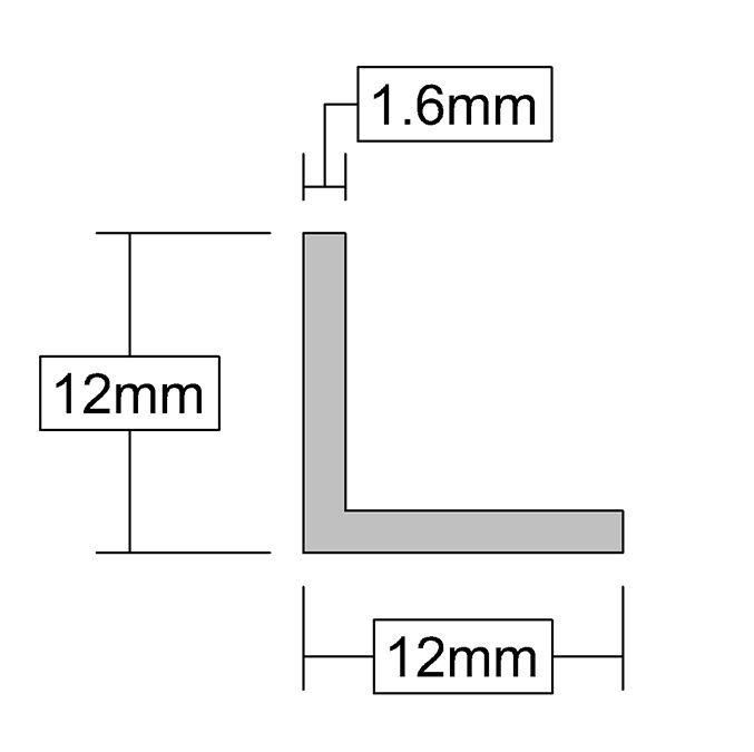 High Performance Aluminium Angle For Various Applications - 2438mm