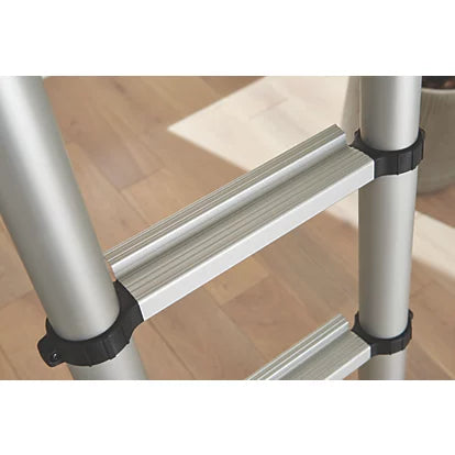 Heavy Duty Aluminium Loft Ladder For Small Hatches - 2.88m