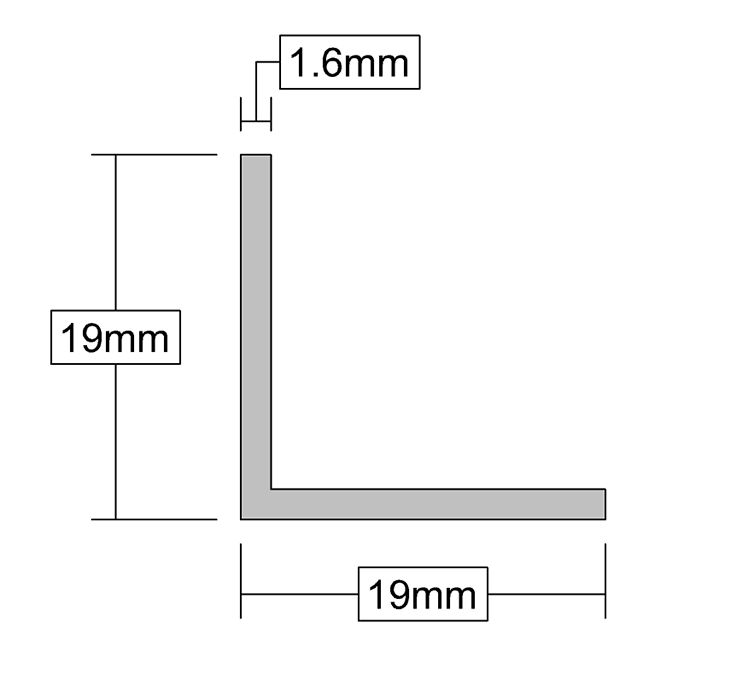 High Performance Aluminium Angle For Various Applications - 2438mm