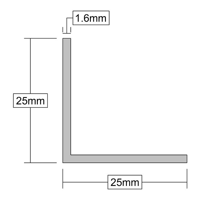 High Performance Aluminium Angle For Various Applications - 2438mm