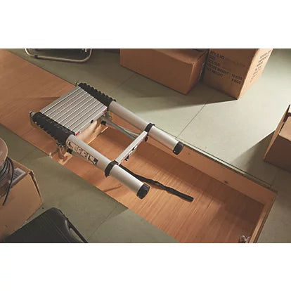 Heavy Duty Aluminium Loft Ladder For Small Hatches - 2.88m