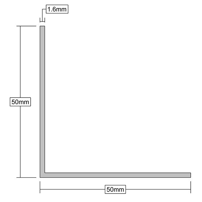 High Performance Aluminium Angle For Various Applications - 2438mm