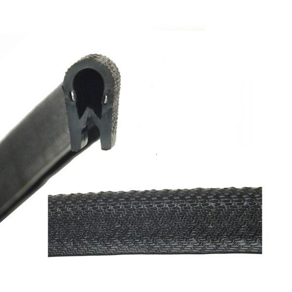 Black Medium Protective Edge Trim 2-4mm for Safety Edging & Home Use