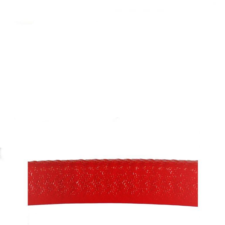 Durable PVC Medium Red Protective Edge Trim with Steel Spine - RV and Safety Applications