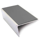 57x32mm Aluminium Non-Slip Stair Nosing with PVC Insert Rakeback Edge Trim