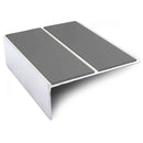 85 x 32mm Aluminium Non-Slip Stair Nosing Durable Edge Trim with PVC Insert