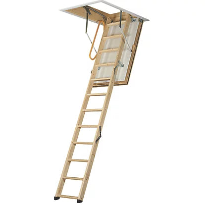 High Performance Timber Loft Ladder Kit For Warehouse & Domestic Use - 2.8m