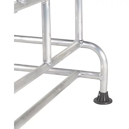 High Performance Silver Aluminium 4 Safety Step With Platform - 1000mm
