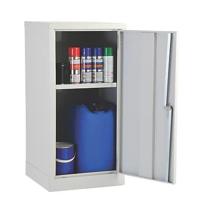 High Quality Grey 1-Shelf Coshh Cabinet Secure Hazardous Substance Storage