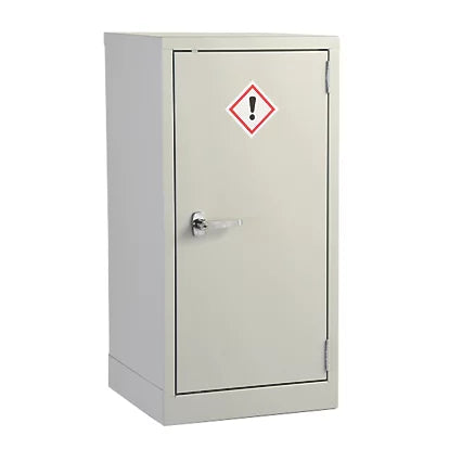 High Quality Grey 1-Shelf Coshh Cabinet Secure Hazardous Substance Storage