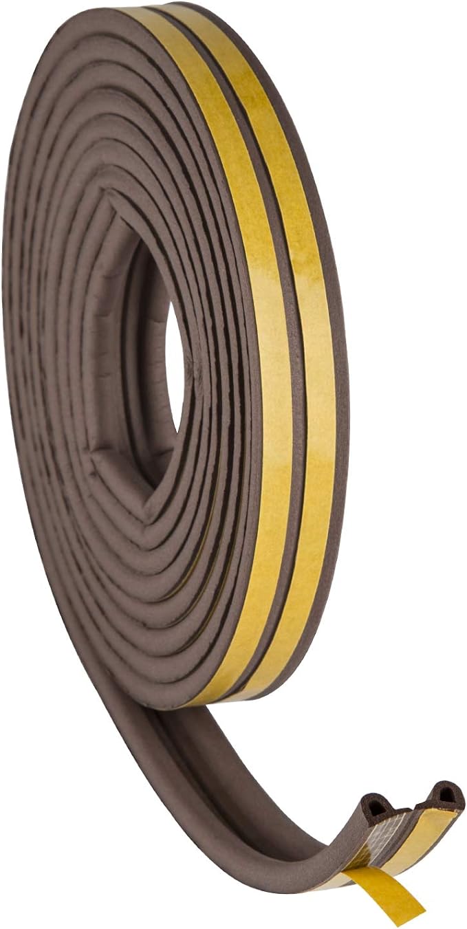 High-Durable Self-Adhesive EPDM Brown Rubber P Strip For Frames and Windows