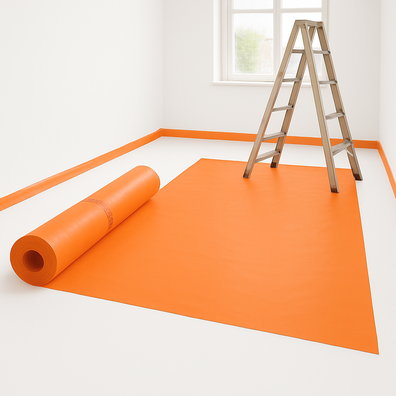 Heavy-Duty Fire Retardant Polythene Sheet 1000 Gauge 100m² Coverage Ideal for Builders Contractors & Site Safety