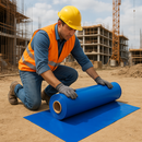 Heavy-Duty Proof Membrane 1000 Gauge 4M Wide Polythene Sheeting for Groundwork Flooring