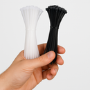 Premium 100pc Cable Tie Set Strong Durable &amp; Weatherproof Ideal for Wiring & Projects