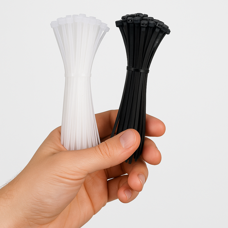 Premium 100pc Cable Tie Set Strong Durable &amp; Weatherproof Ideal for Wiring & Projects