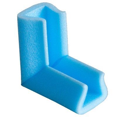 Premium Blue Foam Corner Protectors High-Impact Cushioning for Moving Shipping & Storage