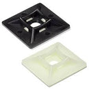 Premium Cable Mount Bases 19mm x 19mm Fits Up to 3.6mm Zip Ties Adhesive Backing Screw Hole 1000 Pack