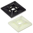 Premium Cable Tie Mount Bases 25mm Strong Adhesive Screw Fixing Fits 4.8mm Ties Ideal for Home Office Industrial