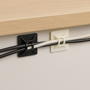 Premium Cable Tie Mount Bases 25mm Strong Adhesive Screw Fixing Fits 4.8mm Ties Ideal for Home Office Industrial