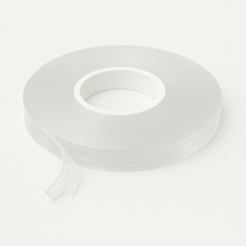 Premium Clear Fixing Tape 19mm Invisible Adhesive Strip for Clean Screw-Free Bonding 11m Roll