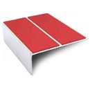 85 x 32mm Aluminium Non-Slip Stair Nosing Durable Edge Trim with PVC Insert