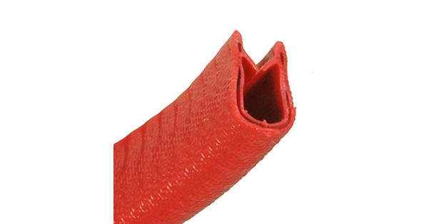 Steel Spine U-Shape Molding Red Durable PVC Trim for Boat And Furniture