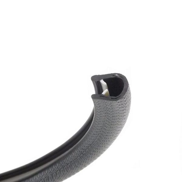 Versatile & Flexible Black Rubber Round Edge Trim For Furniture Edges & Restoration Projects