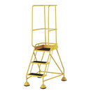 High Performance Yellow Steel With 3 Step Podium Steps - 0.76m