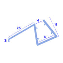 High-Quality Clear PVC Shower Seal for Vertical and Horizontal Use