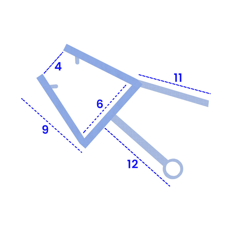 Clear PVC Shower Seal for 4-6mm Glass Gap Sealing from 7mm to 12mm