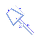 Premium PVC Shower Seals Gaps from 20mm to 25mm