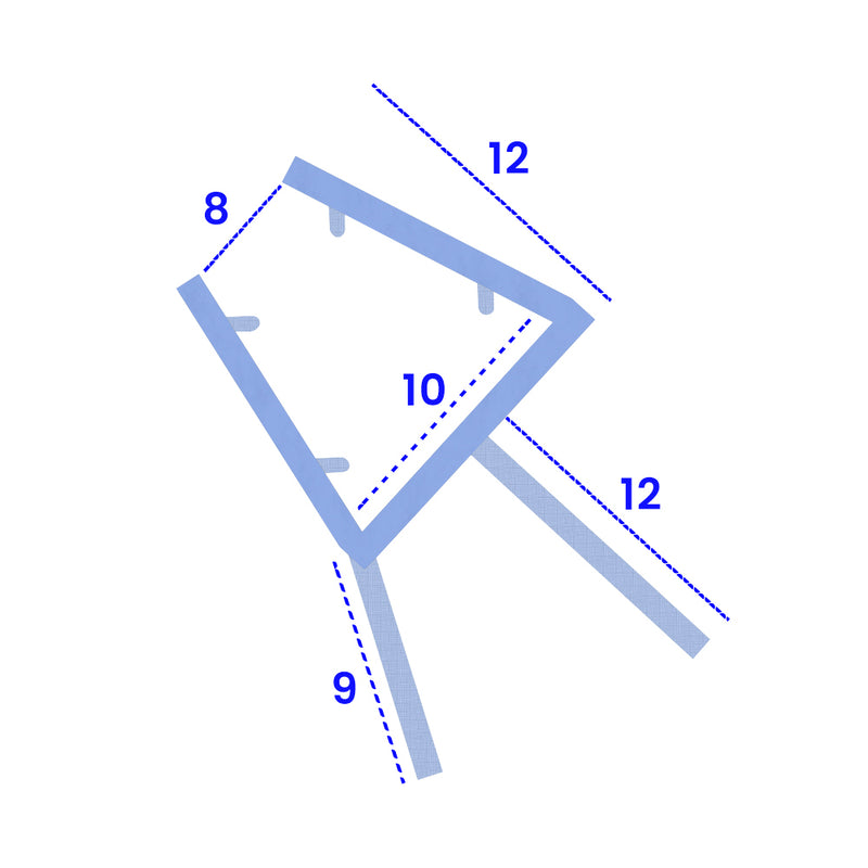 Premium PVC Shower Seal for 8-10mm Thick Glass Multiple Sizes