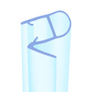 Premium PVC U-Shaped Seal for Shower Doors & Bath Screens Seals Gaps 3mm to 7mm