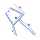 High-Quality PVC Shower Seal for Straight Glas Easy Installation