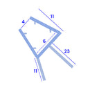 Flexible PVC Shower Seal for Curved Glass Custom Length Available