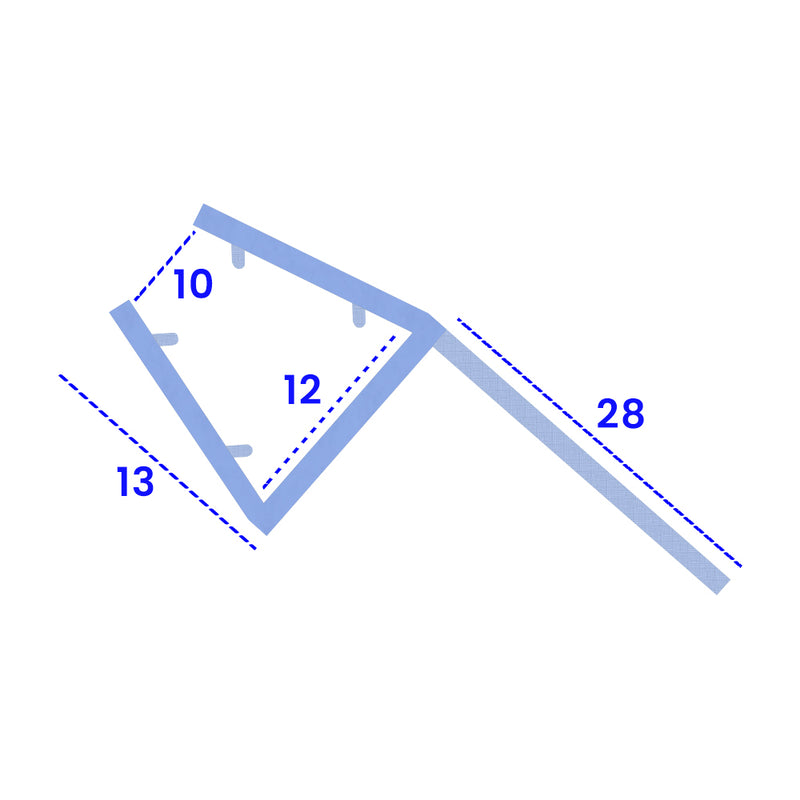 Easy-to-Install Shower Door Seal Multiple Length Options Available