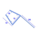 Premium Clear Straight Shower Seal Fits 10mm to 12mm Glass and Seals Gaps from 23mm to 28mm