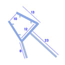 Straight Glass Shower Seal Easy Installation and Custom Lengths