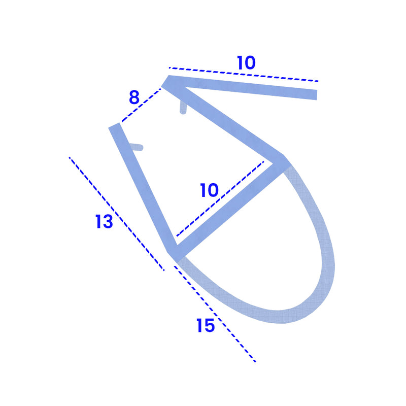 Flexible Bubble Shower Seal for Gaps 10-15mm