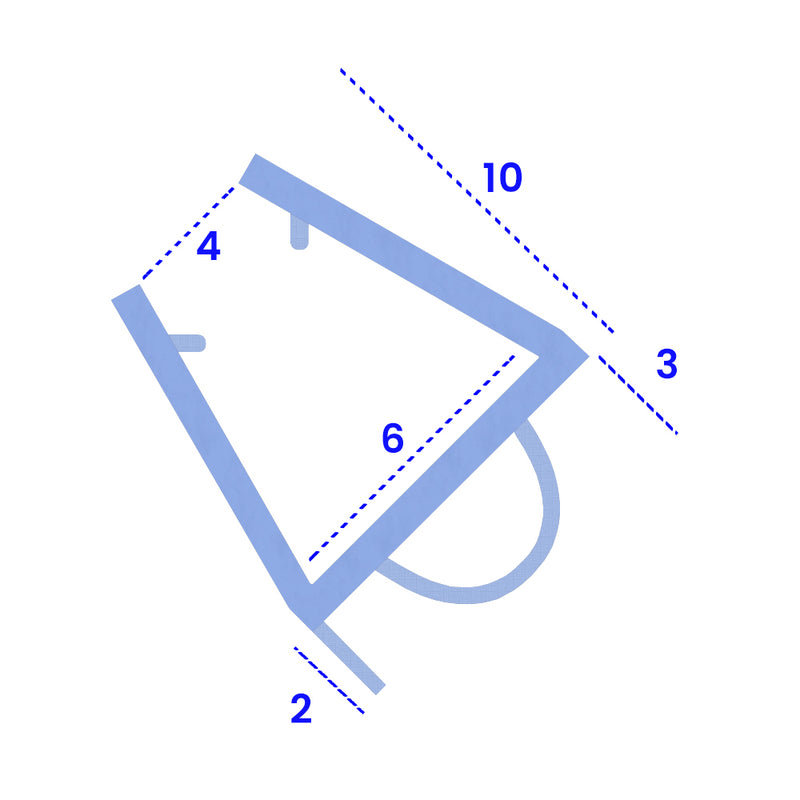 High-Quality Flexible Shower Seal Ideal for 4-6mm Glass Thickness