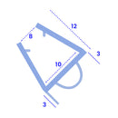Durable PVC U-Section Shower Seal Various Lengths Available