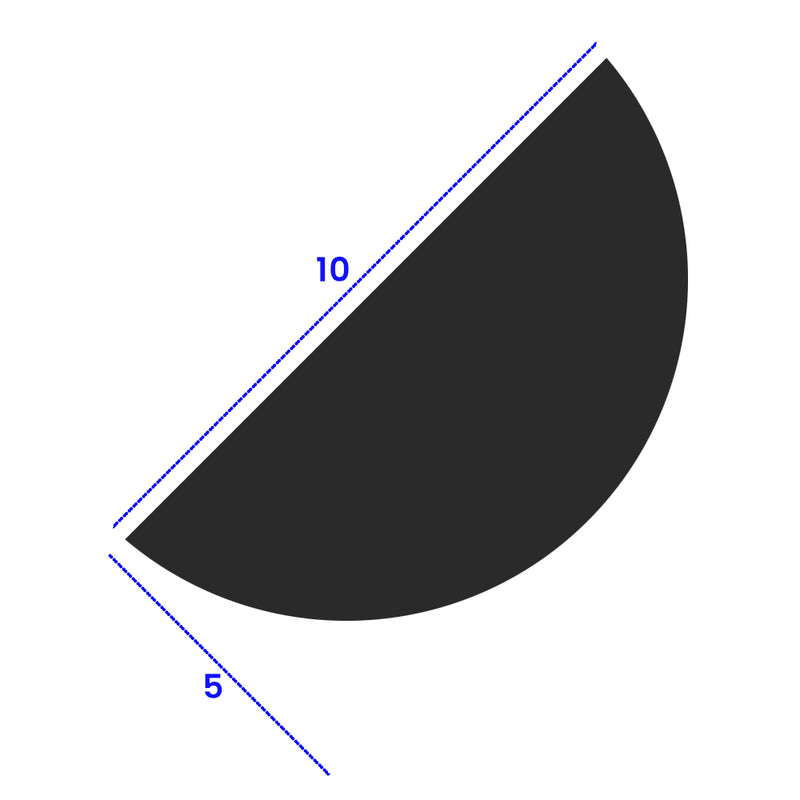 Black Threshold Seal for Straight Baths and Wet Room Edges