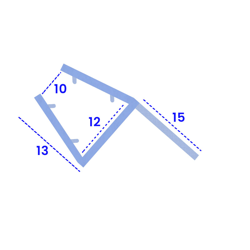 Easy-to-Install Clear Shower Seal for Straight Glass