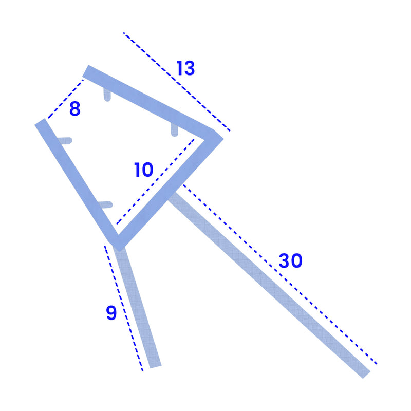 High-Quality PVC Shower Seal for 25mm to 30mm Gaps Perfect for Straight Glass