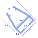 Clear Shower Seal for 8-10mm Glass Premium Fit and Easy Installation