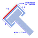 Premium Clear Seal for Glass &amp; Tiles Suitable for Bath & Shower Screens