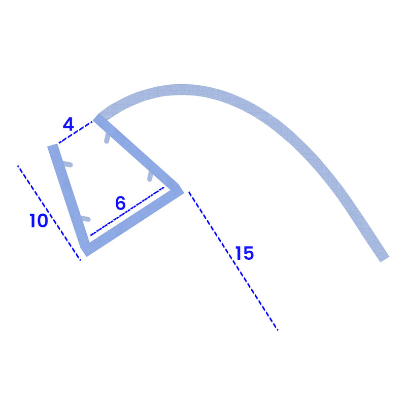 High-Quality Clear Shower Seal Easy Installation & Custom Sizing