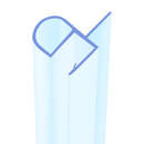 High-Quality PVC Shower Seal for 8mm-10mm Glass Available in Multiple Lengths