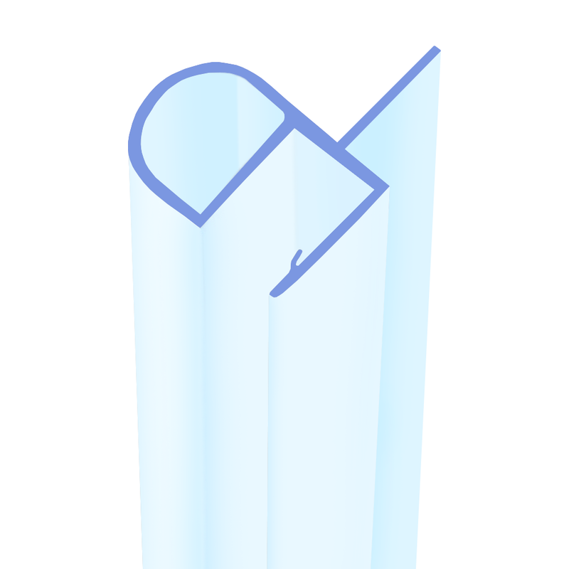 High-Quality PVC Shower Seal for 8mm-10mm Glass Available in Multiple Lengths